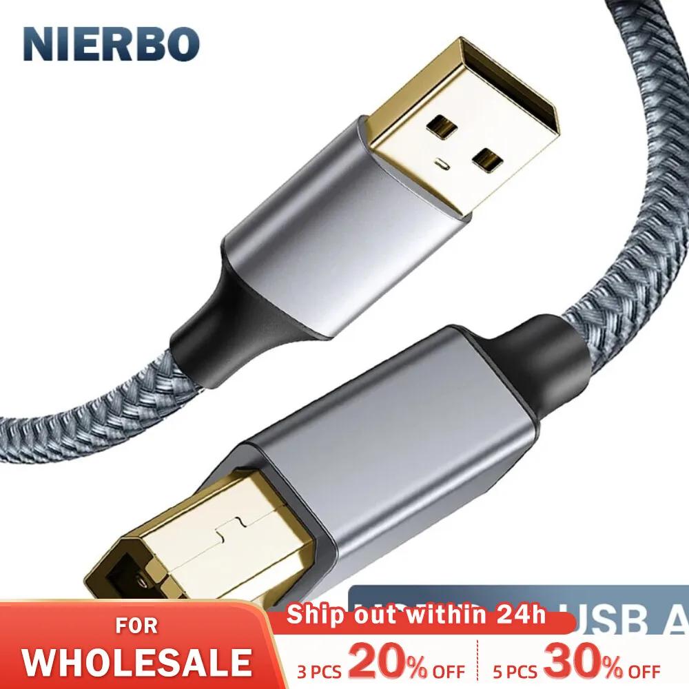 NIERBO USB B-USB A  ̺, USB 2.0 - ĳ ڵ, HP ĳ   ũ   ڵ